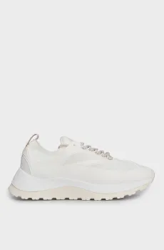 Женские белые кроссовки RUNNER LACE UP CAGING Белый 39 Calvin Klein HW0HW01900