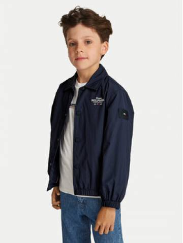 Tommy Hilfiger Демісезонна куртка Coach KB0KB09364 Cиній Regular Fit Tommy Hilfiger Демісезонна куртка Coach KB0KB09364 Cиній Regular Fit