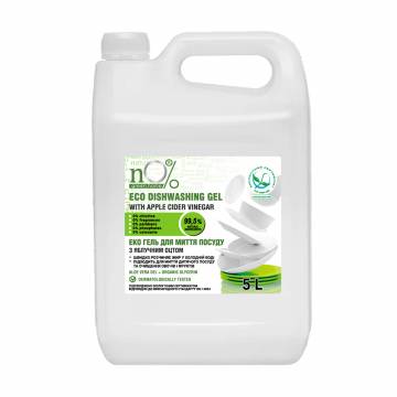 Экогель для мытья посуды nO% Green Home с яблочным уксусом, 5 л Экогель для мытья посуды nO% Green Home с яблочным уксусом, 5 л