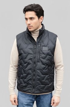 Мужской черный жилет RC-GL-2-black