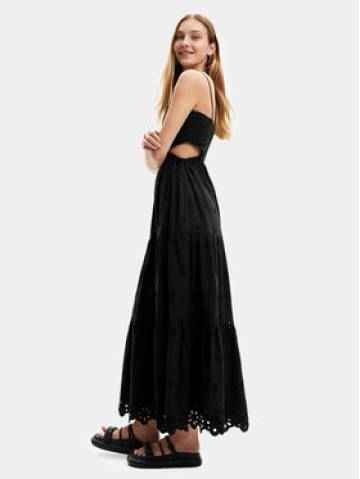 Desigual Літня сукня Malver 24SWVW12 Чорний Regular Fit Desigual Літня сукня Malver 24SWVW12 Чорний Regular Fit