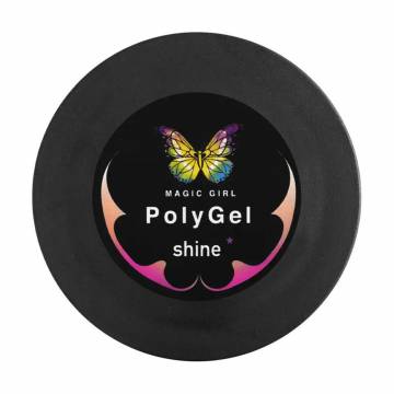 Полигель для наращивания ногтей Magic Girl PolyGel Shine No.2 Розовый с шиммером, 30 мл Полигель для наращивания ногтей Magic Girl PolyGel Shine No.2 Розовый с шиммером, 30 мл