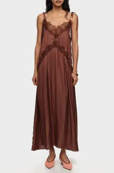 Женский коричневый сарафан Коричневый S Bimba Y Lola 261BR9002.10600