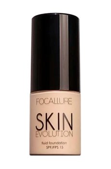Уценка! Тональная основа-флюид для лица Focallure Skin Evolution Fluid Foundation SPF 15, 03 Warm Ivory, 30 мл