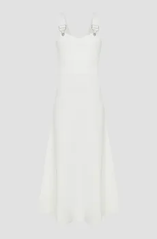 Женское белое платье Белый M Moschino A0482.3703;0002