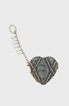 Женский синий джинсовый брелок CHARM-D CHARM-D MIRROR WALLET Синий ONESIZE Diesel X10211 P5570