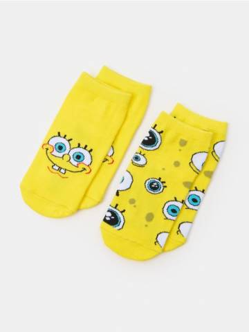 Шкарпетки, 2 пари SpongeBob - різнобарвний Шкарпетки, 2 пари SpongeBob - різнобарвний