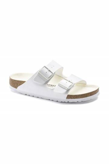 Шлепанцы Birkenstock Arizona женские цвет белый 1019046 Шлепанцы Birkenstock Arizona женские цвет белый 1019046