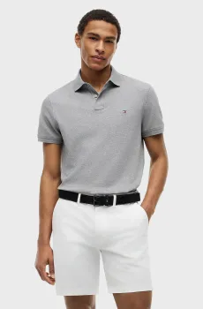 Мужское серое поло 1985 REGULAR Серый M Tommy Hilfiger MW0MW17770