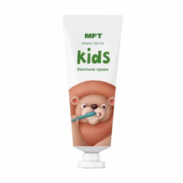 Детская зубная паста MFT Kids Ванильная груша, от 2 лет, 25 мл Детская зубная паста MFT Kids Ванильная груша, от 2 лет, 25 мл