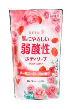 Жидкое мыло для тела Rocket Soap Weak Acid Body Soap с ароматом розы, 340 мл (дойпак)