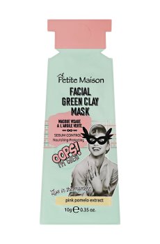 Питательная маска для лица Petite Maison Facial Green Clay Mask с зеленой глиной, 10 г