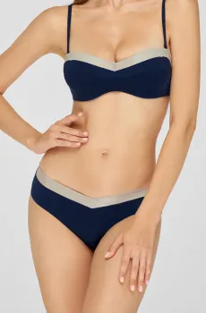 Женские темно-синие трусики от купальника Синий 40 MARC&ANDRE L2114-Z-MBD