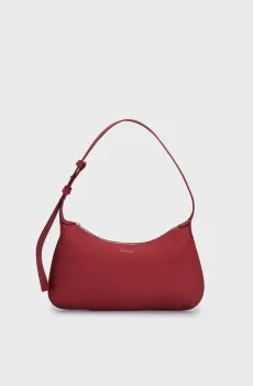 Женская бордовая сумка CALVIN SOFT SHOULDER BAG Бордовый ONESIZE Calvin Klein K60K612156