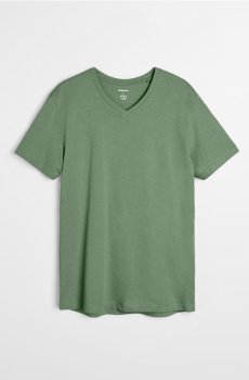 Бавовняна футболка basic - свіжий зелений