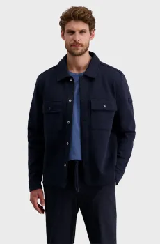 Мужская темно-синяя рубашка-пальто Синий L Pierre Cardin PC.-C5 40678.4044