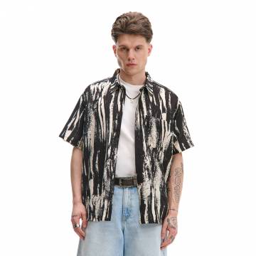 Cropp - Сорочка з тканини з високим вмістом віскози - чорний Cropp - Сорочка з тканини з високим вмістом віскози - чорний