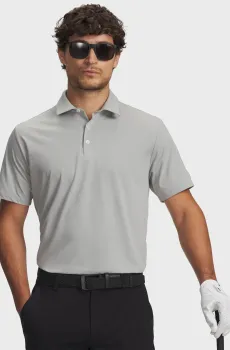 Мужское серое поло Curry Drive Bonded Polo Серый L Under Armour 6009785-069