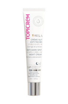 Ночной крем-пилинг для лица Topicrem Mela Anti-Dark Spot Gentle Peeling Night Cream, 40 мл