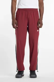 Мужские бордовые спортивные брюки In Game Woven Track Pan Красный L New Balance MP53611MHB