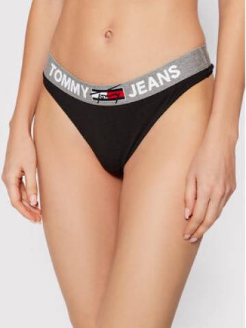 Tommy Jeans Стрінги UW0UW02823 Чорний Tommy Jeans Стрінги UW0UW02823 Чорний