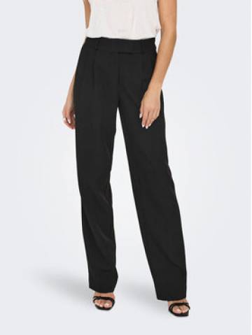 ONLY Штани з тканини 15298840 Чорний Straight Fit ONLY Штани з тканини 15298840 Чорний Straight Fit