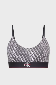 Женский топ с узором UNLINED BRALETTE Разноцветный XS Calvin Klein LV00QF8814