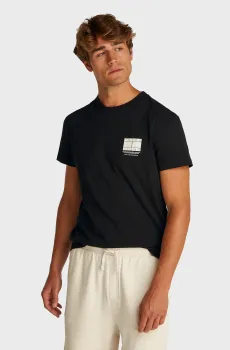 Мужская черная футболка REG DNA GRAPHIC TEE EXT Черный M Tommy Jeans DM0DM20814