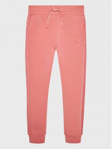 Guess Спортивні штани J2YQ24 FL03S Рожевий Regular Fit Guess Спортивні штани J2YQ24 FL03S Рожевий Regular Fit