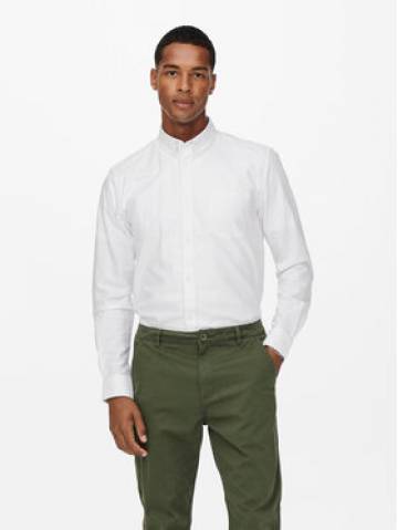 Only & Sons Сорочка Neil 22019669 Білий Slim Fit Only & Sons Сорочка Neil 22019669 Білий Slim Fit