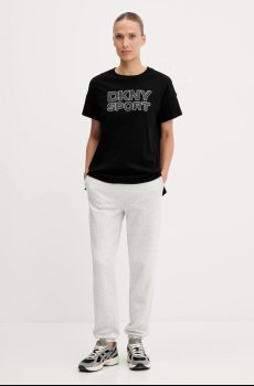 Хлопковая футболка Dkny