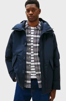 Мужская темно-синяя пуховая парка DOWN Синий M Tommy Hilfiger MW0MW40627