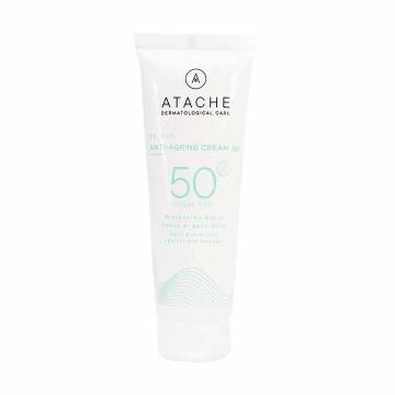 Солнцезащитный антивозрастной крем для лица Atache Be Sun Anti-Ageing Cream, SPF 50, 75 мл Солнцезащитный антивозрастной крем для лица Atache Be Sun Anti-Ageing Cream, SPF 50, 75 мл