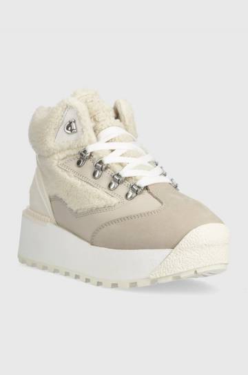 Зимние сапоги Tommy Jeans TJW WARM HYBRID BOOT цвет бежевый EN0EN02312 Зимние сапоги Tommy Jeans TJW WARM HYBRID BOOT цвет бежевый EN0EN02312