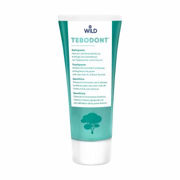 Зубная паста Dr. Wild Tebodont с маслом чайного дерева, без фторида, 75 мл Зубная паста Dr. Wild Tebodont с маслом чайного дерева, без фторида, 75 мл