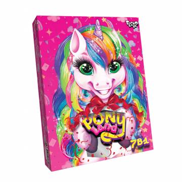 Набір для творчості Danko toys Pony Land 7 в 1 (PL-01-01U) Набір для творчості Danko toys Pony Land 7 в 1 (PL-01-01U)