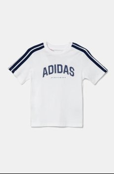 Детская хлопковая футболка adidas