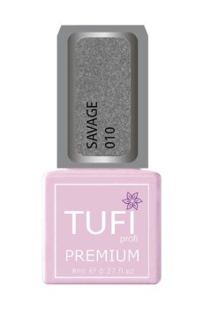 Уценка! Гель-лак для ногтей Tufi profi Premium Savage 010 Светоотражающий Альбион, 8 мл