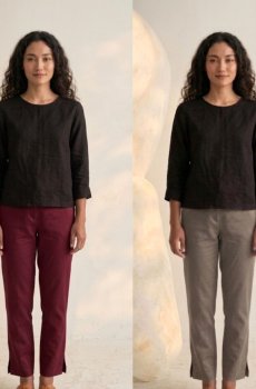RIVNIX Women Smart Trousers