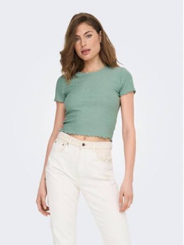 ONLY Футболка Emma 15201206 Зелений Regular Fit ONLY Футболка Emma 15201206 Зелений Regular Fit