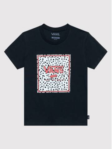 Vans Футболка Dalmation Border VN0A7RUO Чорний Regular Fit Vans Футболка Dalmation Border VN0A7RUO Чорний Regular Fit