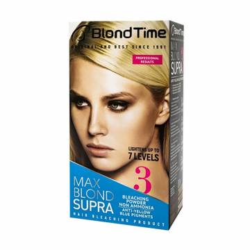 Осветлитель для волос Blond Time Max Blond Supra Hair Bleaching Product, 100 мл Осветлитель для волос Blond Time Max Blond Supra Hair Bleaching Product, 100 мл
