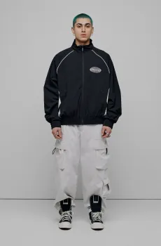 Мужская черная ветровка Universe Track Jacket Черный S Preach 206263