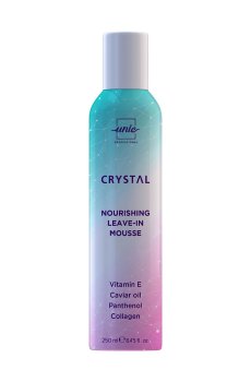 Питательный несмываемый мусс для волос Unic Crystal Bar Nourishing Leave-In Mousse, 250 мл