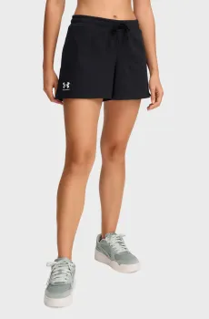 Женские черные шорты UA Rival Terry Short Черный XL Under Armour 1389657-001