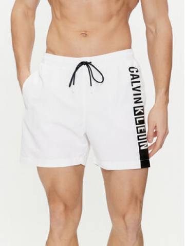 Calvin Klein Swimwear Шорти для плавання KM0KM00991 Білий Regular Fit Calvin Klein Swimwear Шорти для плавання KM0KM00991 Білий Regular Fit