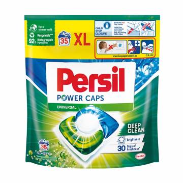 Капсулы для стирки Persil Power Caps Universal Deep Clean, 35 стирок, 35 шт