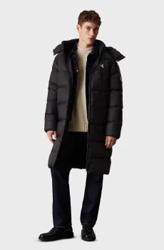 Мужской черный пуховик Черный XL Calvin Klein Jeans J30J326102