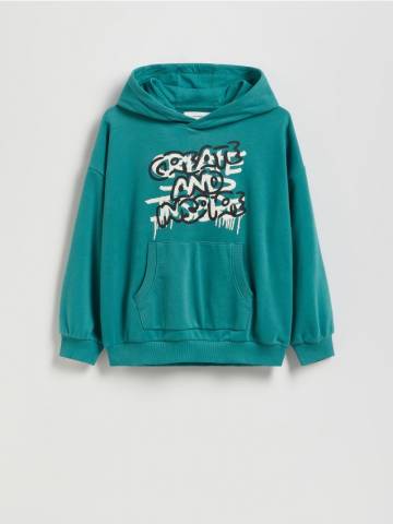 Reserved - BOYS` JOGGING TOP - зелений - 923FJ-77X Reserved - BOYS` JOGGING TOP - зелений - 923FJ-77X