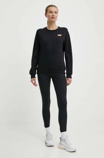 Хлопковая кофта Fjallraven Vardag Sweater женская цвет чёрный однотонная F87075 Хлопковая кофта Fjallraven Vardag Sweater женская цвет чёрный однотонная F87075
